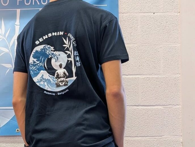 T-Shirt Senshin bleu marine – Image 2
